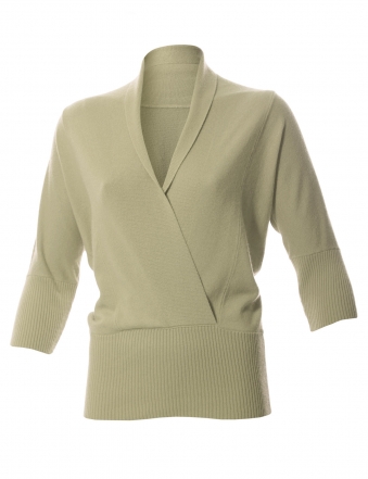 WOMAN CASHMERE BLOUSON TOP 