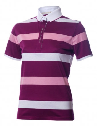 LADY  STRIPED POLO SHIRT 