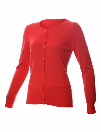 WOMAN CREW NECK CARDIGAN