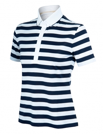 LADY  STRIPED POLO SHIRT 